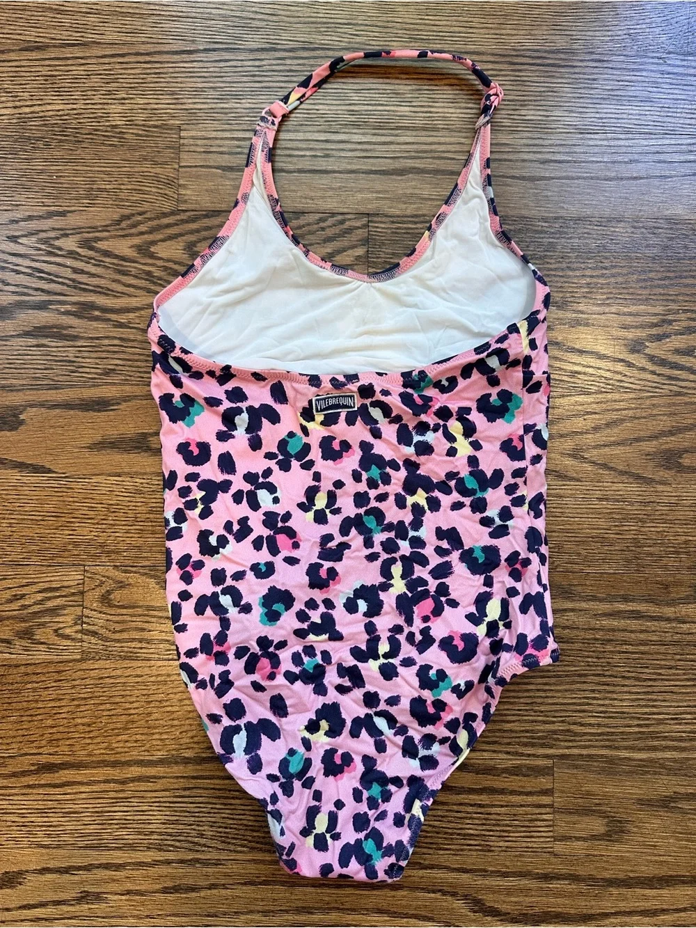 Vilebrequin Pink Multicolor Leopard Print One-Piece Swimsuit